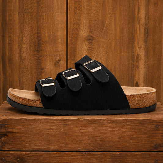 Triple-Strap Comfort Sandals