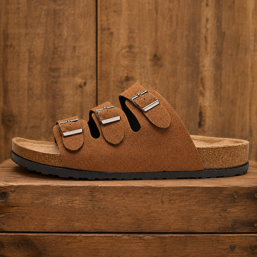 Triple-Strap Comfort Sandals
