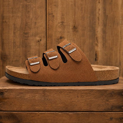 Triple-Strap Comfort Sandals