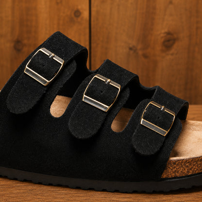 Triple-Strap Comfort Sandals