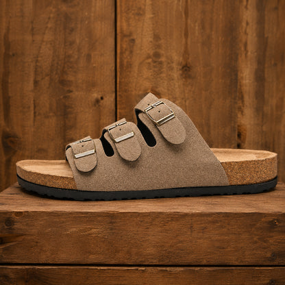 Triple-Strap Comfort Sandals