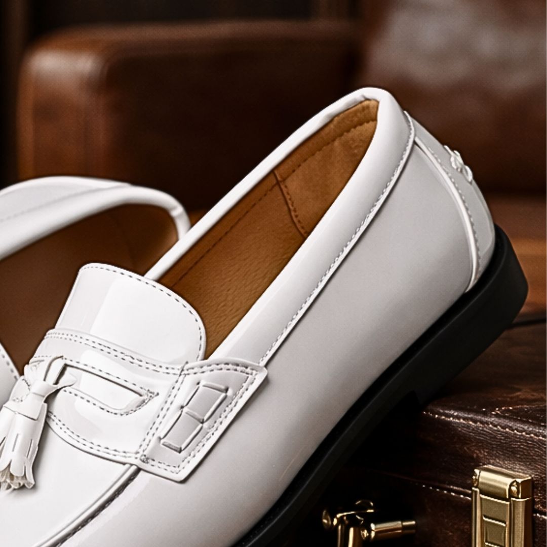 Gloss Tassel Loafers