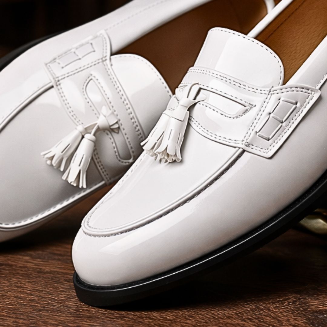 Gloss Tassel Loafers