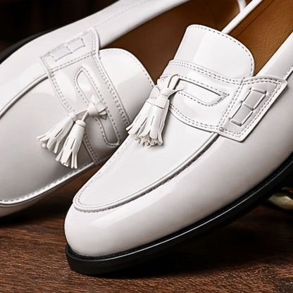 Gloss Tassel Loafers