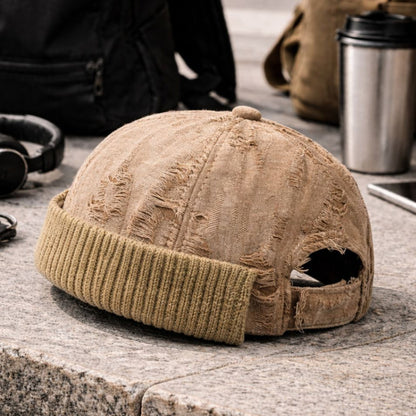 Tattered Knit Cap
