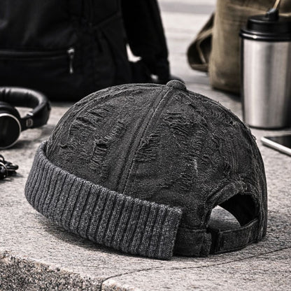 Tattered Knit Cap