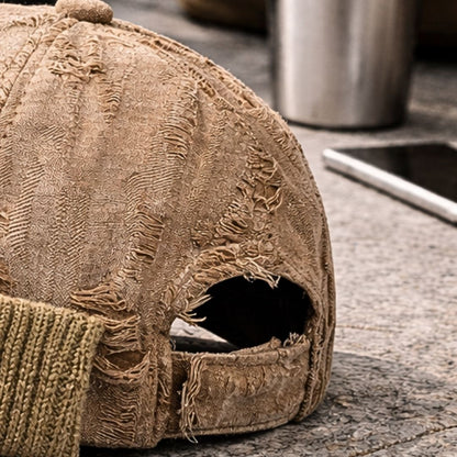 Tattered Knit Cap