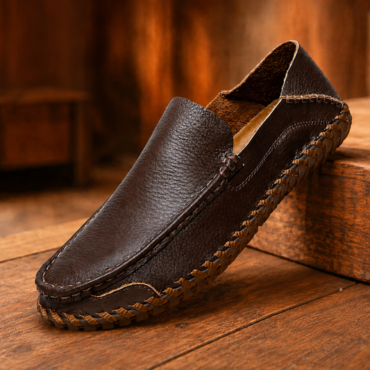 Luxury Handstitched Leather Loafers