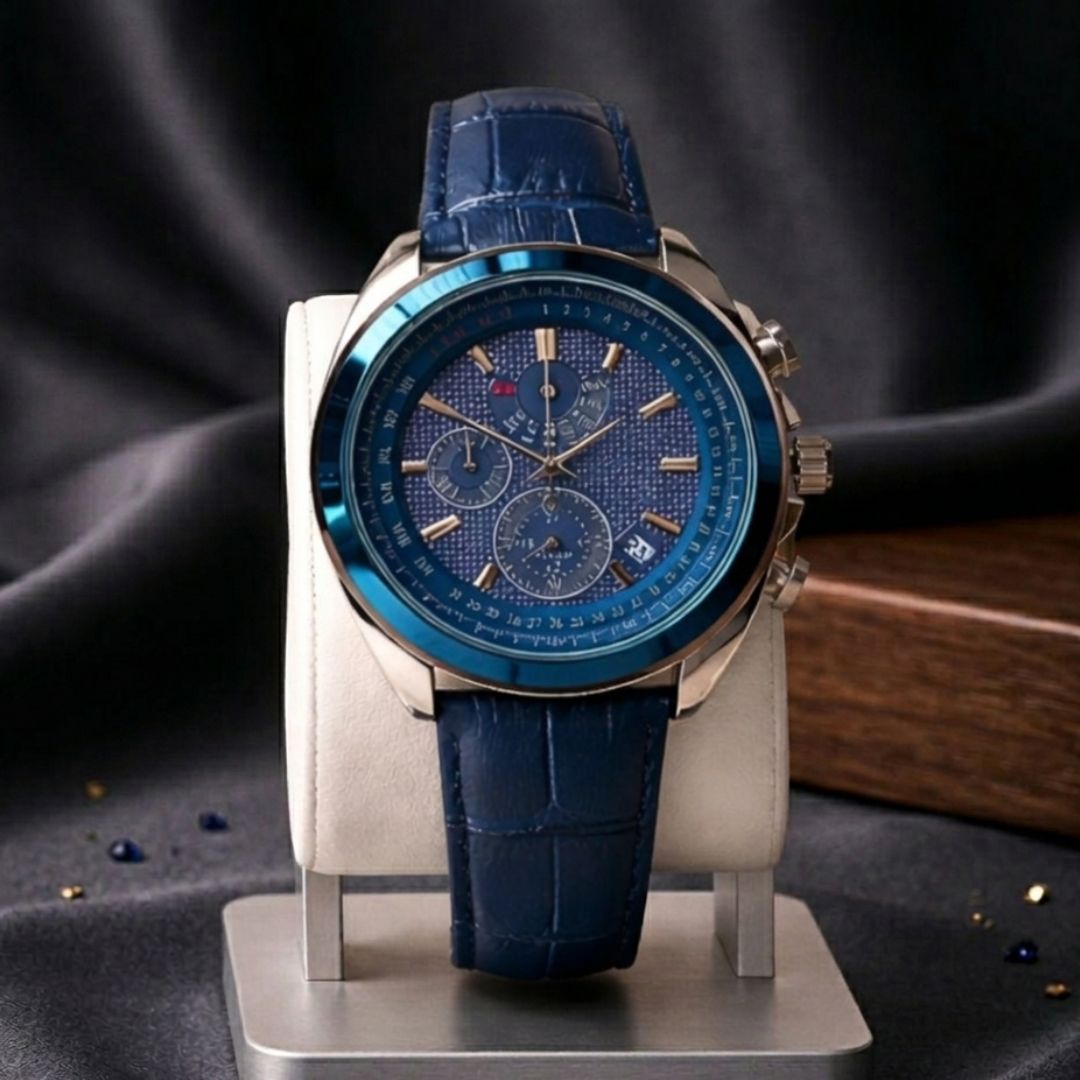 Chrono Leather Watch