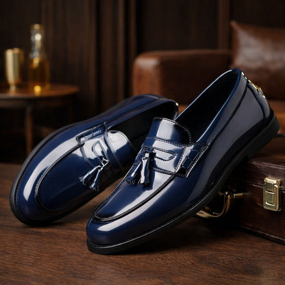 Gloss Tassel Loafers