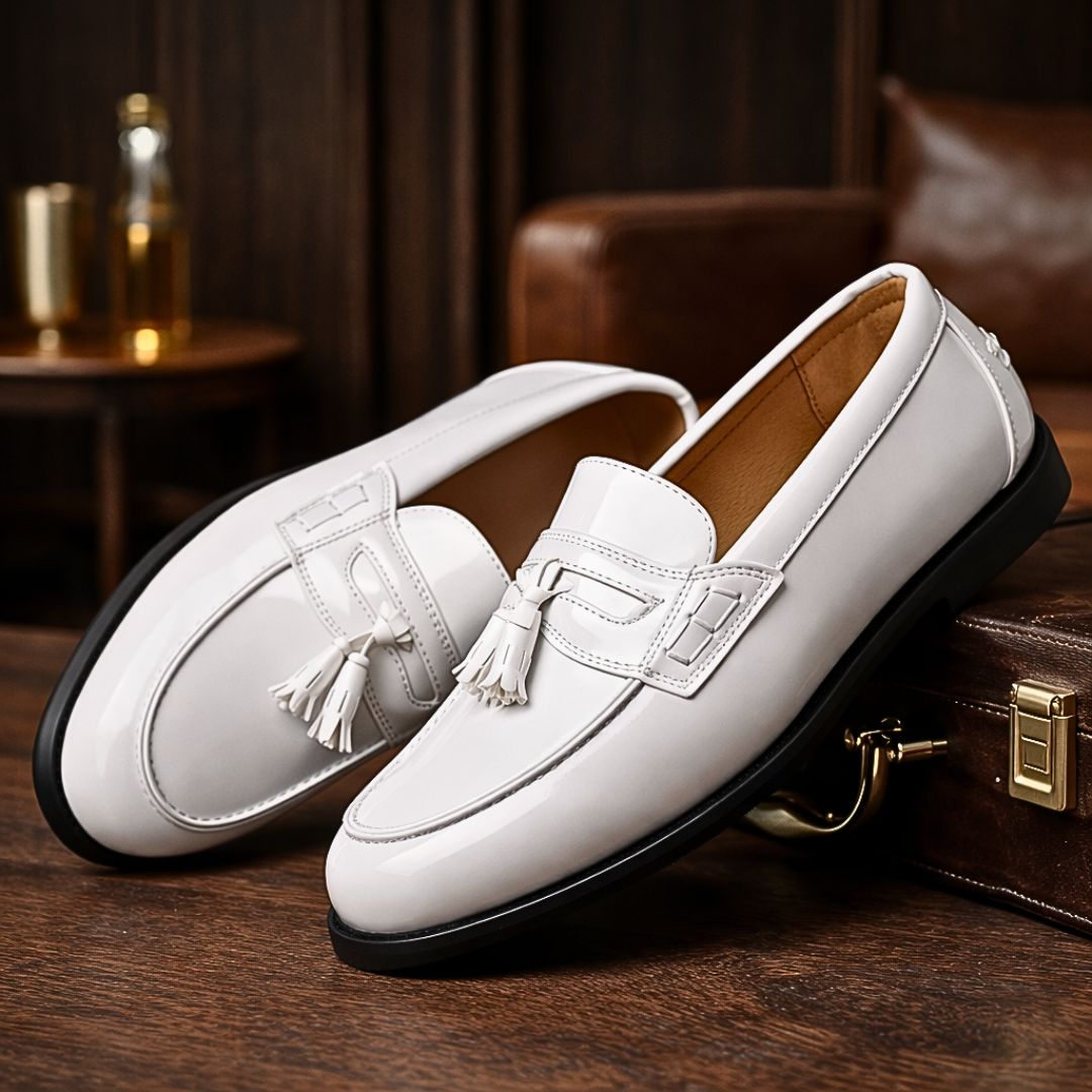 Gloss Tassel Loafers