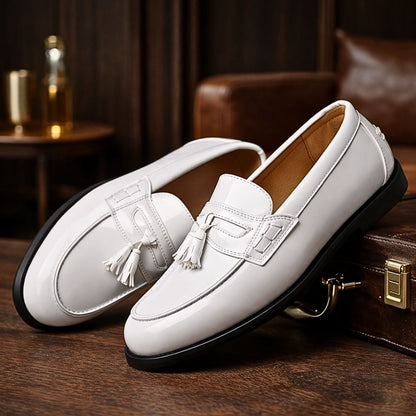 Gloss Tassel Loafers