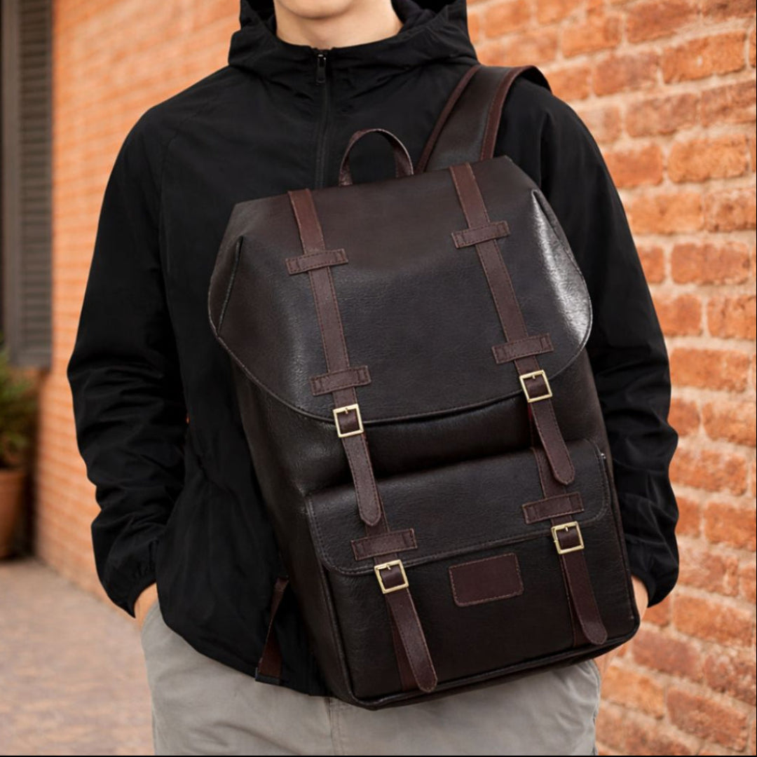 Vintage Leather Backpack