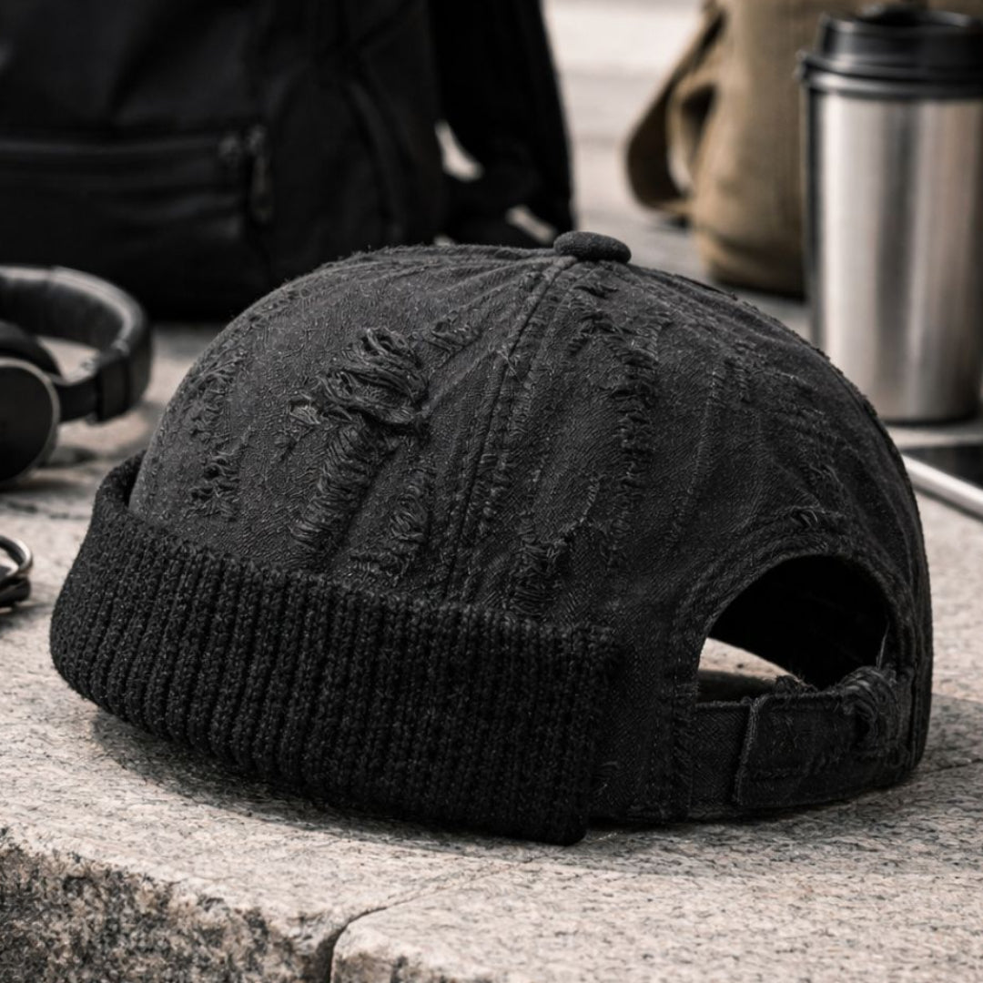 Tattered Knit Cap