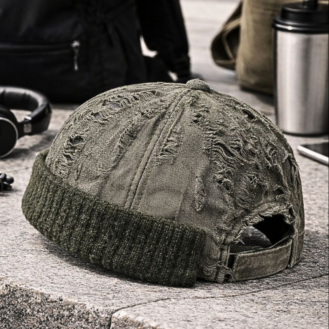 Tattered Knit Cap