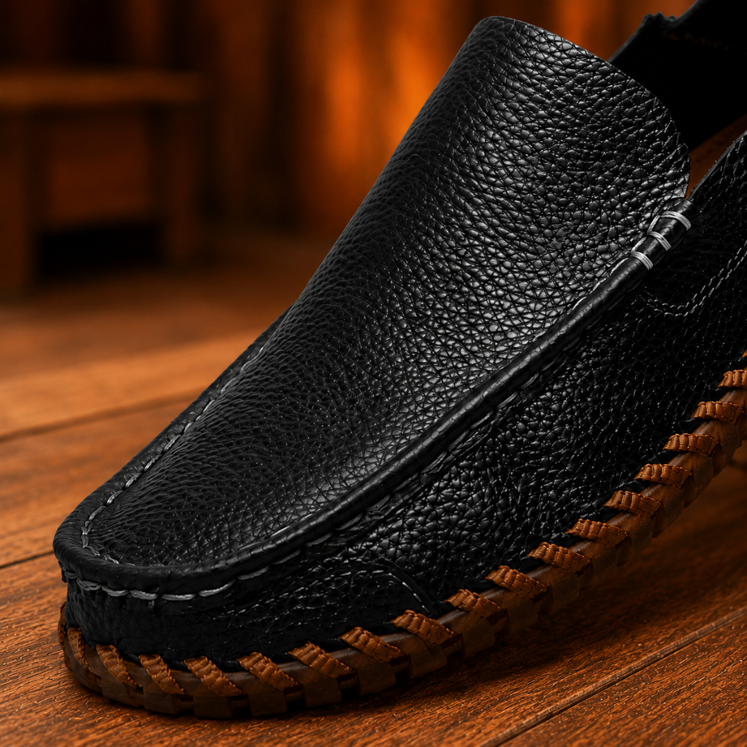 Luxury Handstitched Leather Loafers
