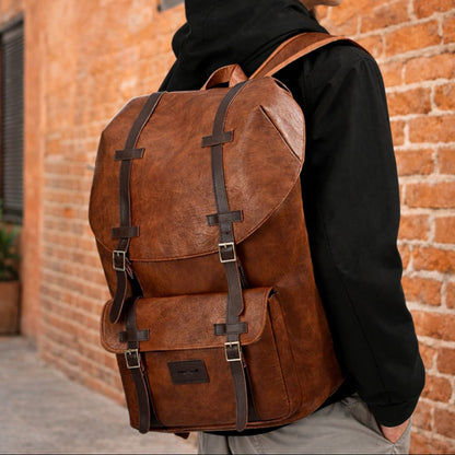 Vintage Leather Backpack