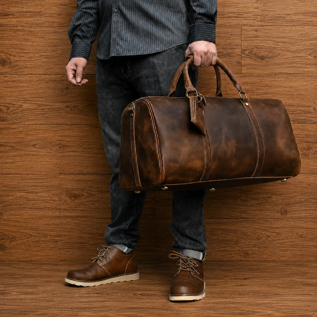 Vintage Style Duffle Bag