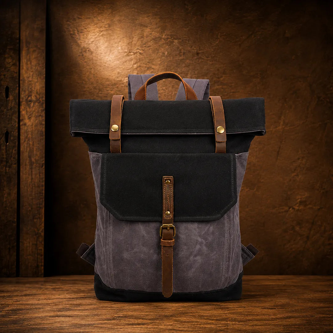 Vintage Utility Travel Backpack