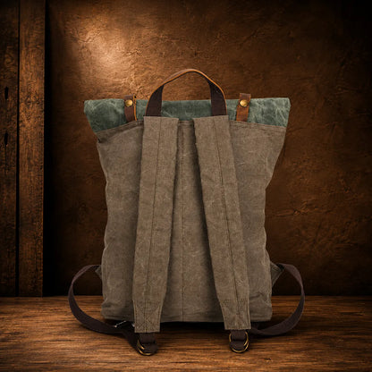 Vintage Utility Travel Backpack