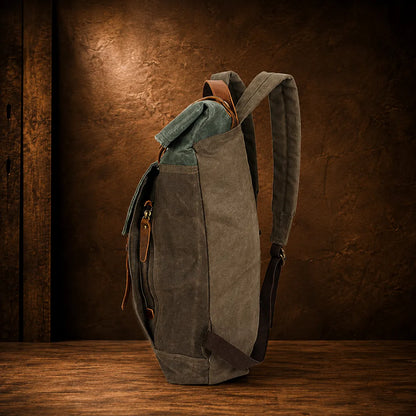 Vintage Utility Travel Backpack