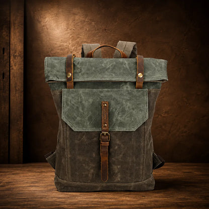 Vintage Utility Travel Backpack