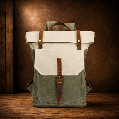 Vintage Utility Travel Backpack