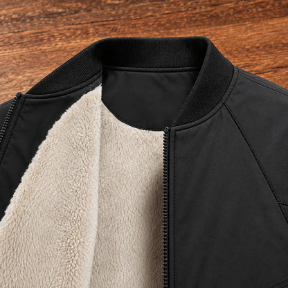 Warm Fleece Bomber Jacket