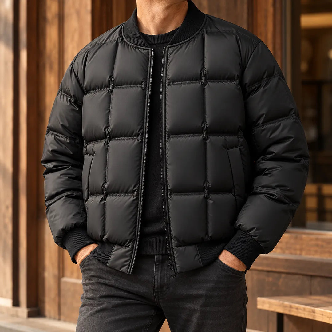 Warm Puffer Bomber Jacket