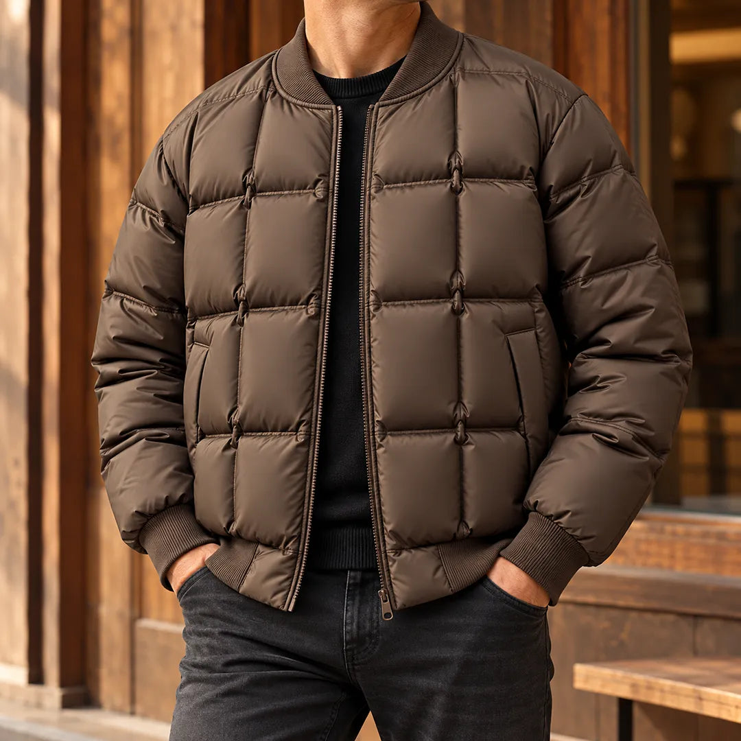 Warm Puffer Bomber Jacket