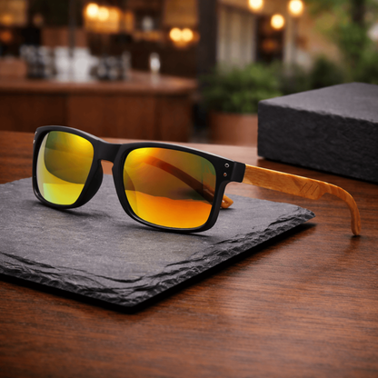 Wood Arm Sunglasses