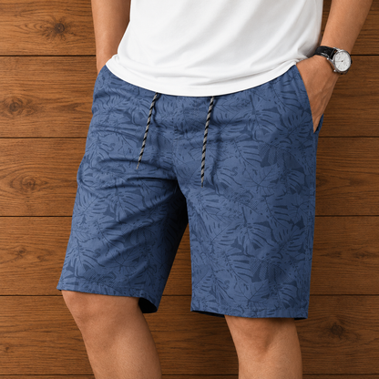 Tropical Drawstring Shorts