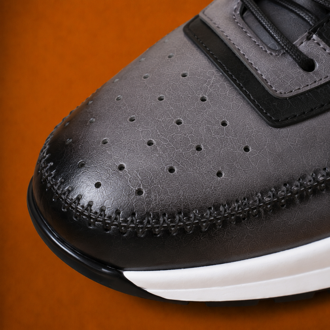 Premium Leather Dress Sneakers