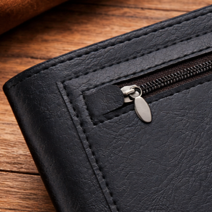 Compact Leather Wallet