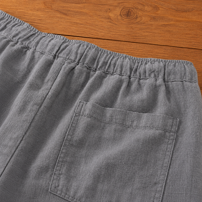 Linen Drawstring Shorts