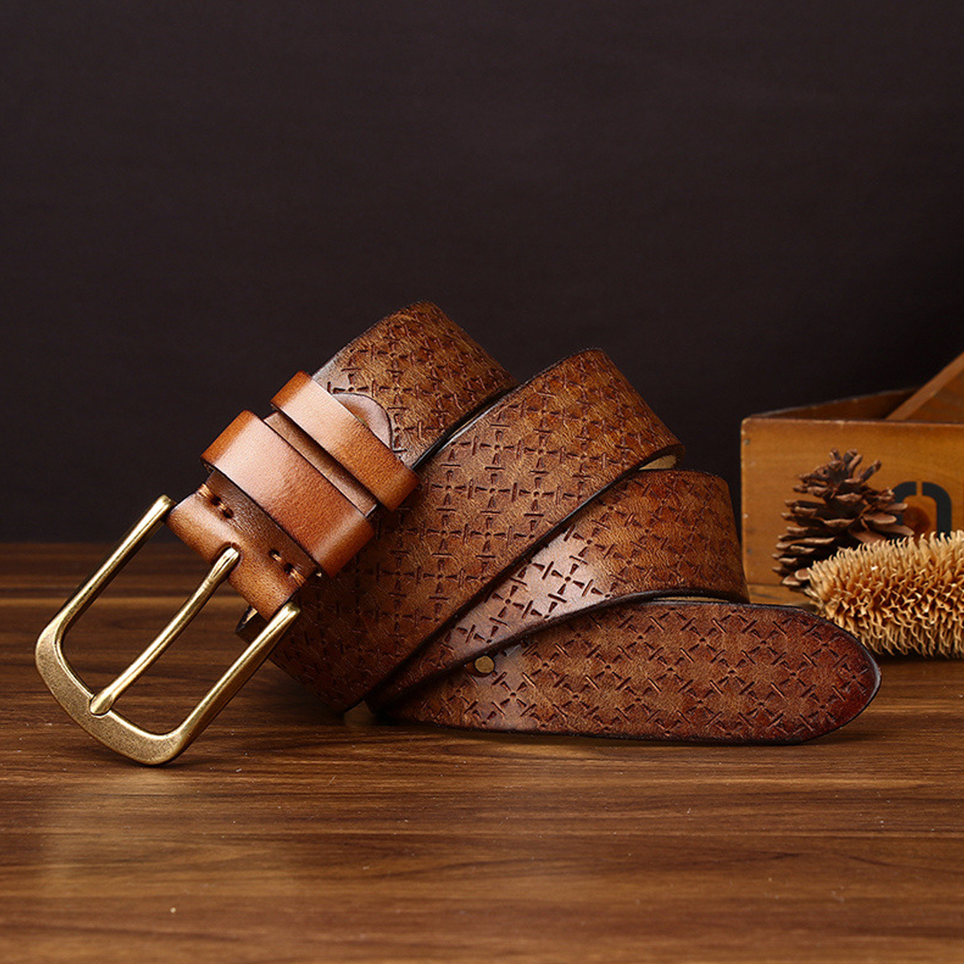 Rustic Leather Belt