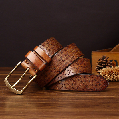 Rustic Leather Belt