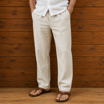 Drawstring Woven Casual Pants