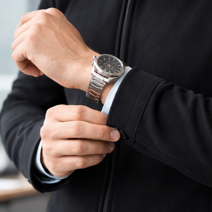 Business Casual Zip Jacket