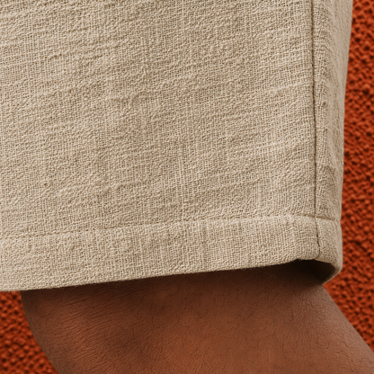 Textured Casual Comfort Shorts