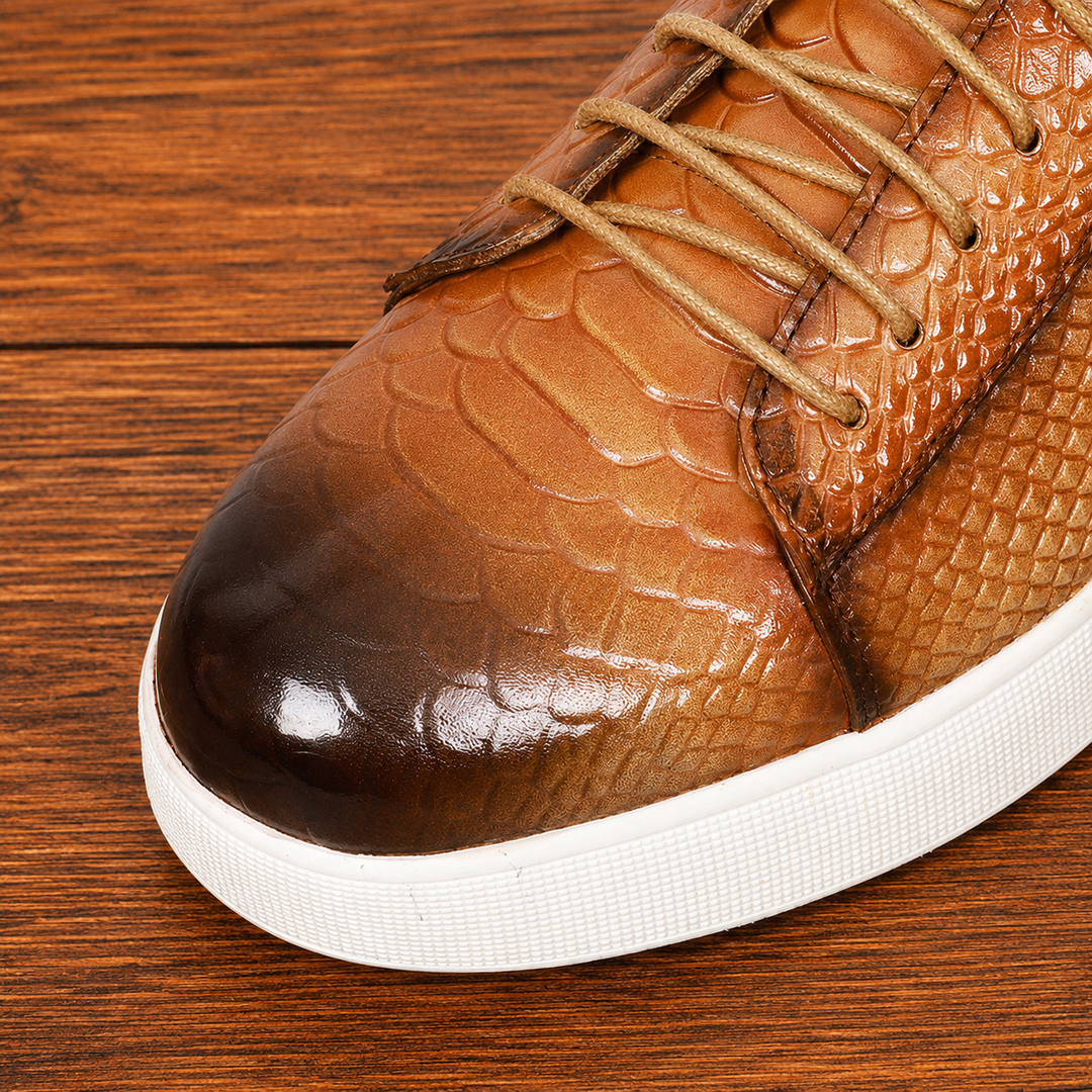 Leather Low-Top Sneakers