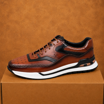 Premium Leather Dress Sneakers