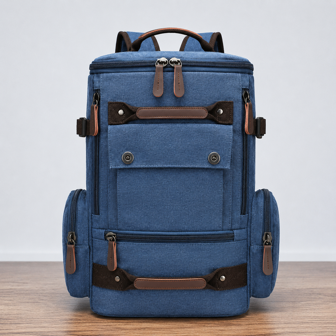 Multi-Functional Canvas Backpack