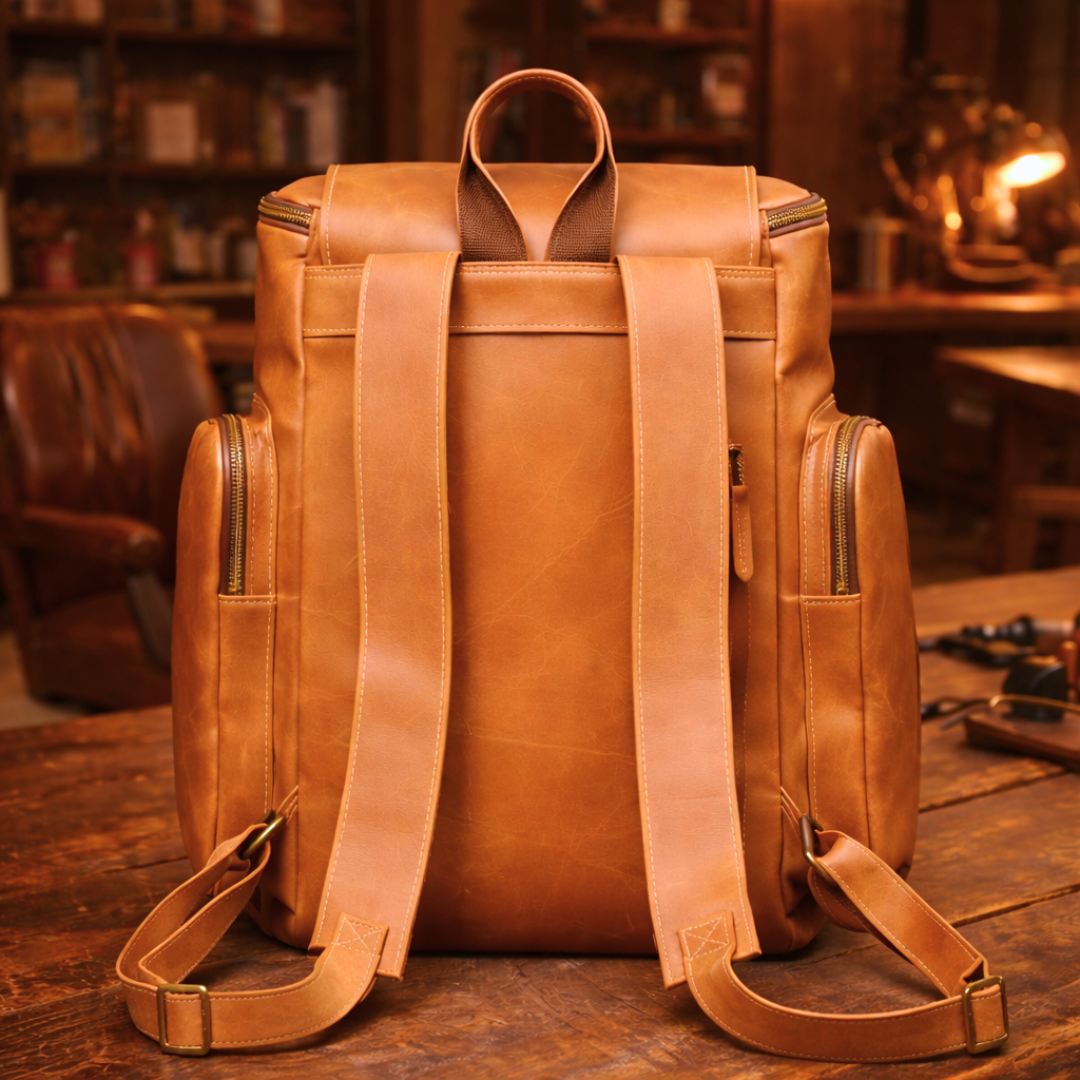 Explorer Leather Backpack