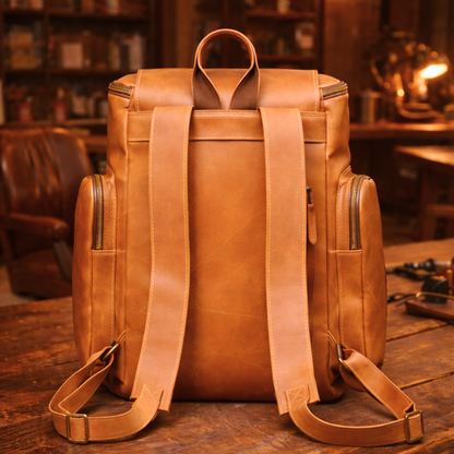 Explorer Leather Backpack