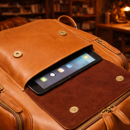 Explorer Leather Backpack