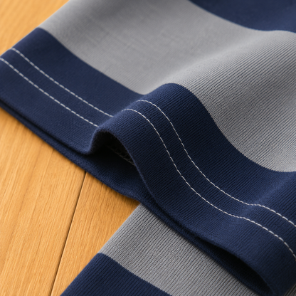 Wide-Stripe Polo Shirt