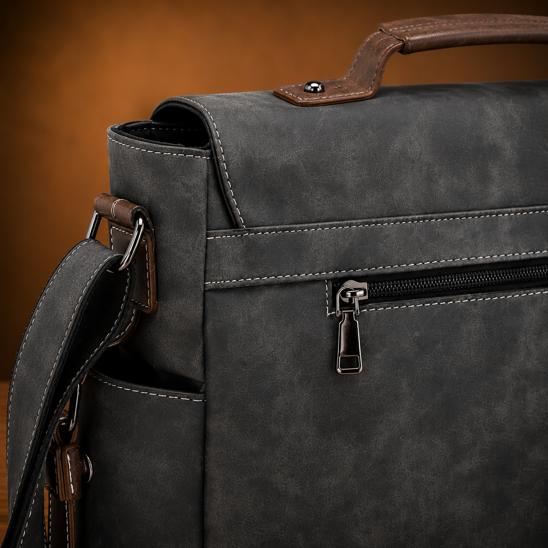 Vintage Messenger Briefcase