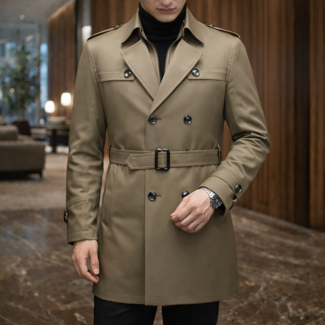 Belted Tailored Coat