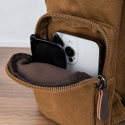 Multi-Functional Canvas Backpack